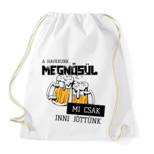 PRINTFASHION A haverunk megnősül - Sportzsák, Tornazsák - Fehér tornazsák
