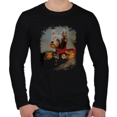 PRINTFASHION A ház ura #2 - Férfi hosszú ujjú póló - Fekete