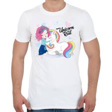 PRINTFASHION A hercegnő és az egyszarvú - Férfi póló - Fehér férfi póló