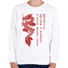 PRINTFASHION A Hold sötét lesz - Gyerek pulóver - Fehér