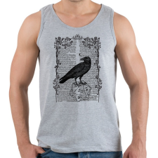 PRINTFASHION A Holló - Férfi atléta - Sport szürke atléta, trikó