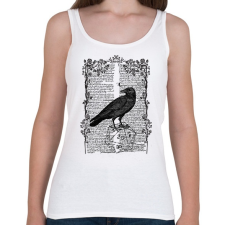 PRINTFASHION A Holló - Női atléta - Fehér női trikó