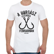 PRINTFASHION A horgász legendák - Férfi póló - Fehér férfi póló