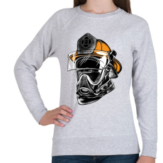 PRINTFASHION A hős maszkos - tűzoltó - Női pulóver - Sport szürke