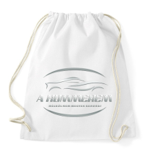 PRINTFASHION A hummerem nélkül - Sportzsák, Tornazsák - Fehér tornazsák