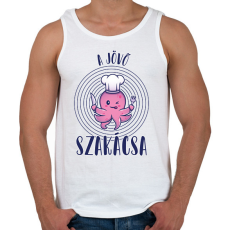 PRINTFASHION A jövő szakácsa - Férfi atléta - Fehér