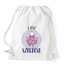 PRINTFASHION A jövő szakácsa - Sportzsák, Tornazsák - Fehér tornazsák