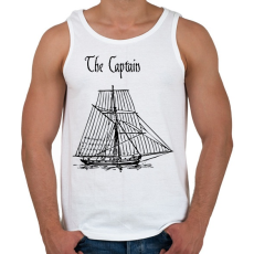 PRINTFASHION a kapitány - Férfi atléta - Fehér