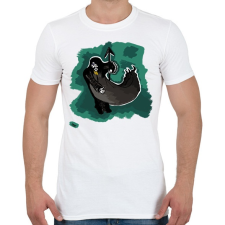 PRINTFASHION A Kapitány - Férfi póló - Fehér férfi póló