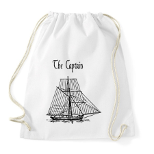 PRINTFASHION a kapitány - Sportzsák, Tornazsák - Fehér tornazsák