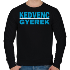 PRINTFASHION A kedvenc gyerek! - Férfi pulóver - Fekete férfi pulóver, kardigán