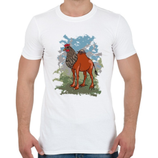 PRINTFASHION A kendermagos teve - Férfi póló - Fehér