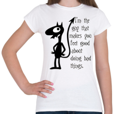 PRINTFASHION A kiábrándult királylány, Luci - Női póló - Fehér