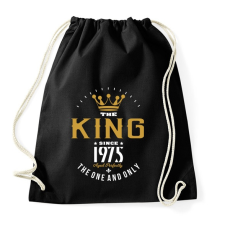 PRINTFASHION A király 1958-ben született - Sportzsák, Tornazsák - Fekete tornazsák