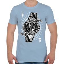 PRINTFASHION A királynő szerelme - Férfi póló - Világoskék férfi póló