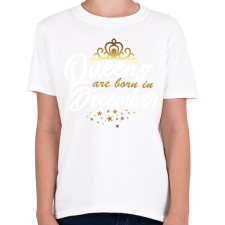 PRINTFASHION A királynők decemberben születtek - Gyerek póló - Fehér gyerek póló