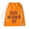 PRINTFASHION A királynők júliusban születnek - Sportzsák, Tornazsák - Narancssárga