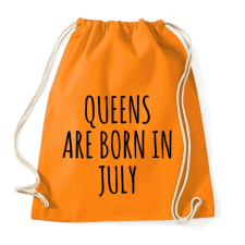 PRINTFASHION A királynők júliusban születnek - Sportzsák, Tornazsák - Narancssárga tornazsák