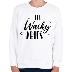 PRINTFASHION A kiszámíthatatlan kos - Gyerek pulóver - Fehér