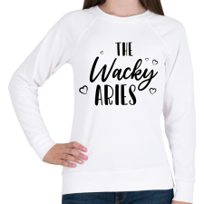 PRINTFASHION A kiszámíthatatlan kos - Női pulóver - Fehér női pulóver, kardigán