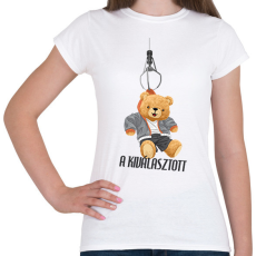 PRINTFASHION A kiválasztott maci - Női póló - Fehér
