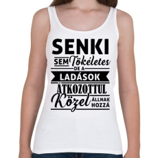 PRINTFASHION A Ladások tökéletesek - Női atléta - Fehér