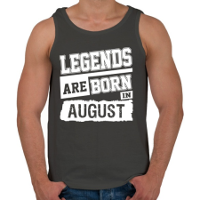 PRINTFASHION A legendák augusztusban születnek - Férfi atléta - Sötétszürke gyógyhatású készítmény