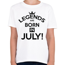 PRINTFASHION A legendák Júliusban születnak - Gyerek póló - Fehér gyerek póló
