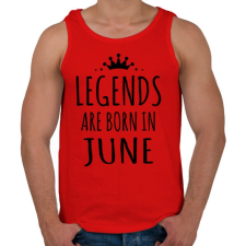 PRINTFASHION A legendák júniusban születnek - Férfi atléta - Piros gyógyhatású készítmény