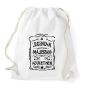 PRINTFASHION A legendák májusban születnek - Sportzsák, Tornazsák - Fehér