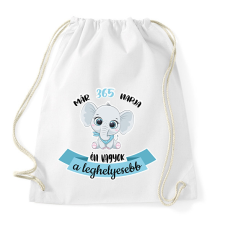 PRINTFASHION A leghelyesebb - "x" napja - Sportzsák, Tornazsák - Fehér tornazsák
