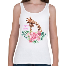 PRINTFASHION A legjobb anya - Női atléta - Fehér női trikó