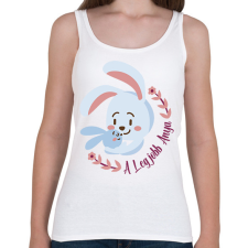 PRINTFASHION A legjobb anya - Női atléta - Fehér női trikó