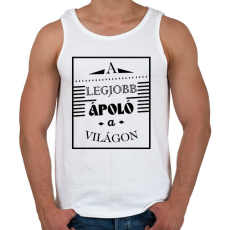 PRINTFASHION A legjobb ápoló - Férfi atléta - Fehér