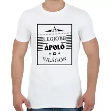 PRINTFASHION A legjobb ápoló - Férfi póló - Fehér férfi póló