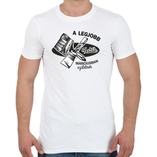 PRINTFASHION A legjobb festők - Hónappal - Férfi póló - Fehér