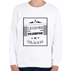 PRINTFASHION A legjobb fogorvos - Gyerek pulóver - Fehér