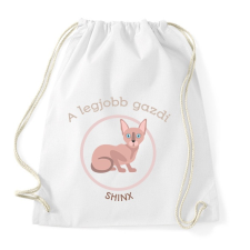 PRINTFASHION A legjobb gazdi - Shinx - Sportzsák, Tornazsák - Fehér tornazsák