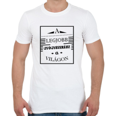 PRINTFASHION A legjobb gyógyszerész - Férfi póló - Fehér