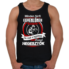 PRINTFASHION A legjobb hegesztők - Férfi atléta - Fekete atléta, trikó