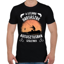 PRINTFASHION a legjobb horgászok - Férfi póló - Fekete férfi póló
