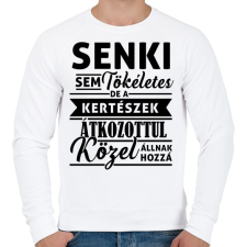 PRINTFASHION A LEGJOBB KERTÉSZ - Férfi pulóver - Fehér férfi pulóver, kardigán