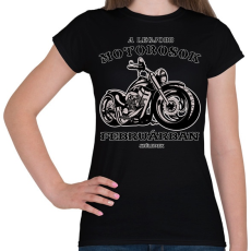 PRINTFASHION a legjobb motorosok - Női póló - Fekete