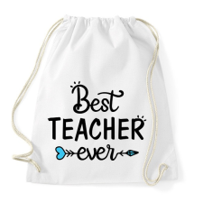 PRINTFASHION A legjobb tanár - Sportzsák, Tornazsák - Fehér tornazsák