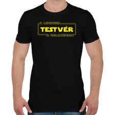PRINTFASHION A legjobb testvér a galaxisban - Férfi póló - Fekete férfi póló