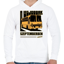 PRINTFASHION A Legjobbak - Férfi kapucnis pulóver - Fehér női pulóver, kardigán