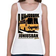 PRINTFASHION A Legjobbak - Női atléta - Fehér női trikó