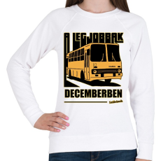 PRINTFASHION A Legjobbak - Női pulóver - Fehér