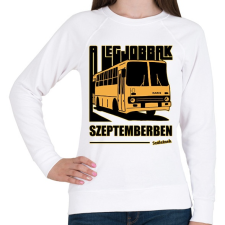 PRINTFASHION A Legjobbak - Női pulóver - Fehér női pulóver, kardigán