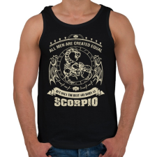 PRINTFASHION A legjobbak skorpiónak születtek - Férfi atléta - Fekete gyógyhatású készítmény